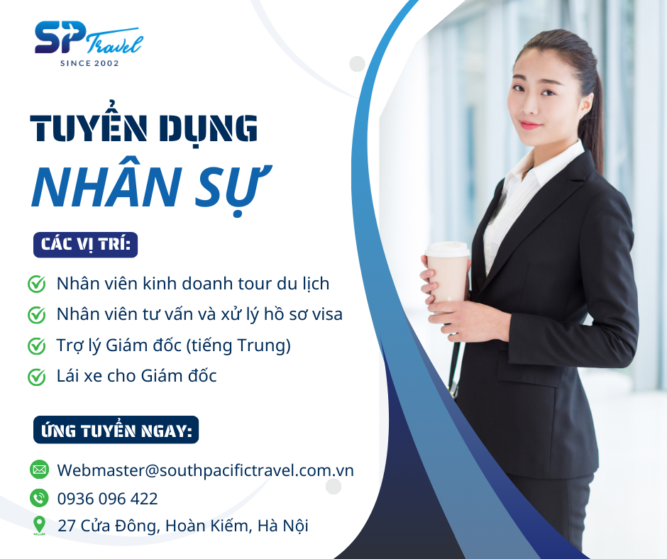 SP Travel tuyển dụng nhiều vị trí - tháng 4/2025